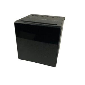 Sony Cube Alarm Clock Radio Black AM FM Model ICF C212 u